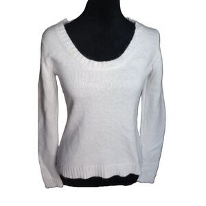 Apostrophe Women's Size Angora Blend White Sweater Vintage "90's"